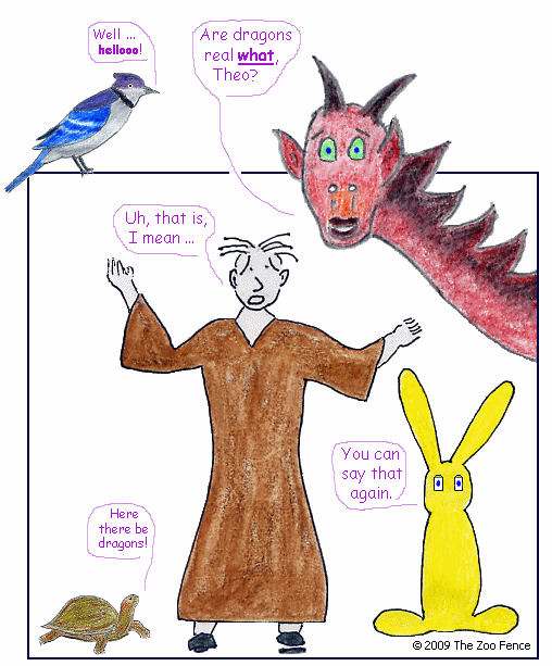 Theophyle meets a dragon