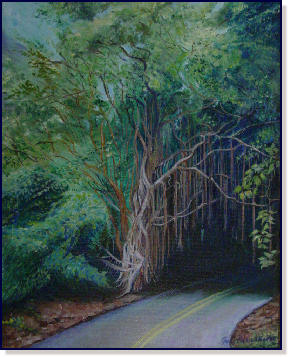 Old Pali Road by Nancy Russell